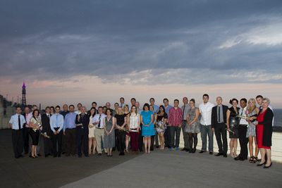 Summer Meeting 2012 - Group photo on the promenade